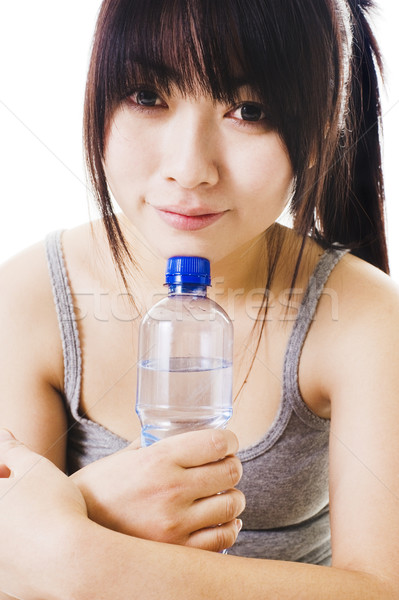 Chinese girl after a workout. Stock photo © cardmaverick2