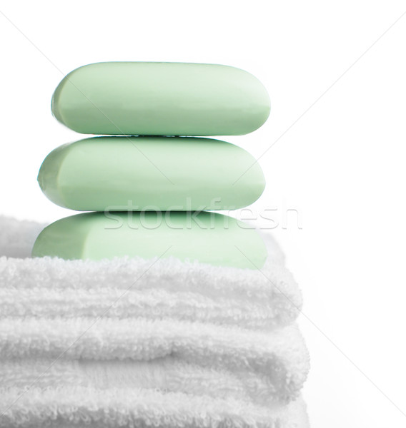 Spa scena sapone bar asciugamani Foto d'archivio © cardmaverick2