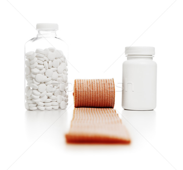 醫療用品 孤立 光明 白 醫藥 科學 商業照片 © cardmaverick2
