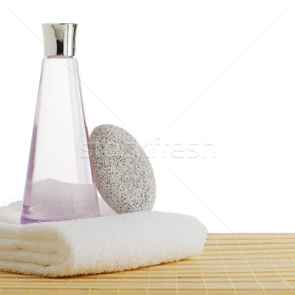 Spa scène bain produits écran blanche [[stock_photo]] © cardmaverick2