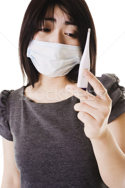 Sick Chinese woman. Stock photo © cardmaverick2
