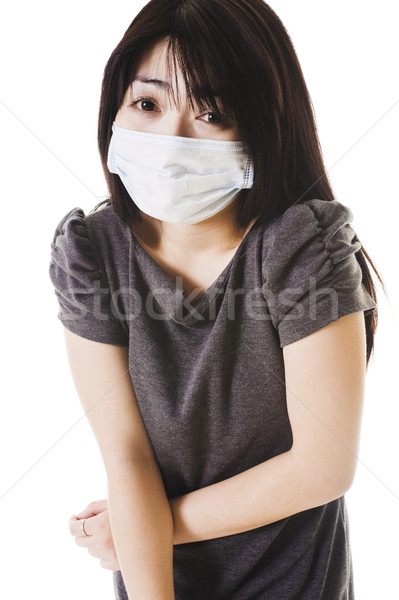 Doente chinês mulher elegante Foto stock © cardmaverick2