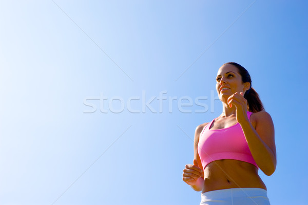 Stock photo: Athletic Woman Exercising 