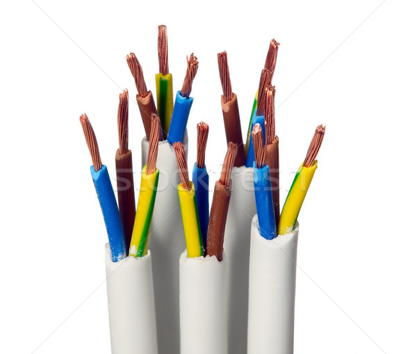 Closeup of electric wires Stock photo © carenas1