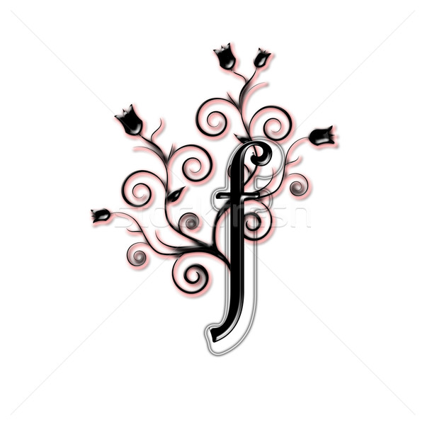 Lower case black letter Stock photo © carenas1