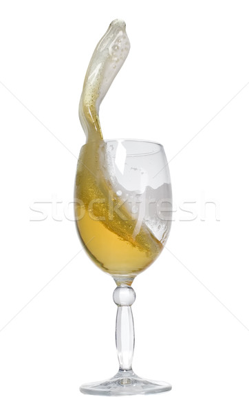 üveg arany hideg sör szép hullám Stock fotó © carenas1