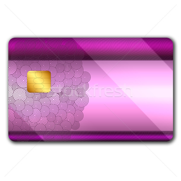 Creditcard kleurrijk ornamenten business grafische plastic Stockfoto © carenas1