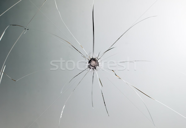 Broken car glass of windscreen Stock photo © carenas1