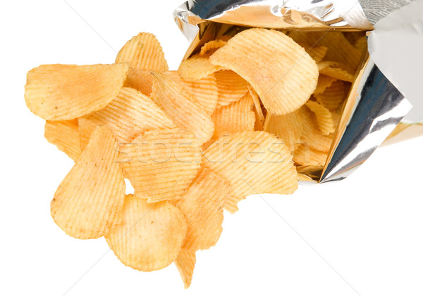 Tasteful chips from golden potatoes  Stock photo © carenas1