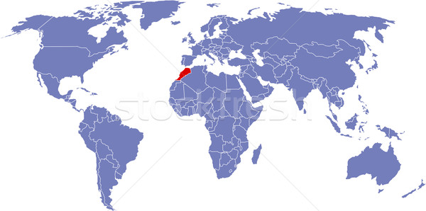 La nivel mondial hartă lume fundal pământ alb Imagine de stoc © carenas1