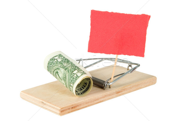 A mouse trap with money Stock photo © carenas1