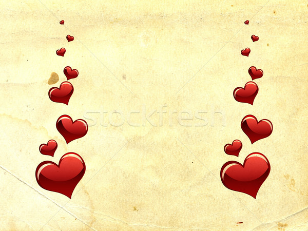 Foto stock: Corazón · formas · amor · tamaño · grunge