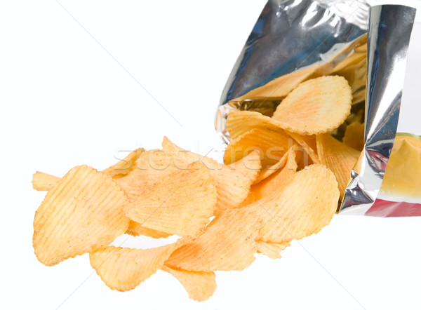 Tasteful chips from golden potatoes  Stock photo © carenas1