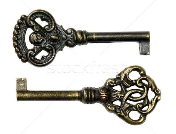 Old vintage metal key Stock photo © carenas1