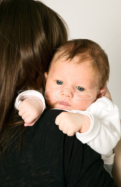 Mère bébé garçon gris [[stock_photo]] © carenas1