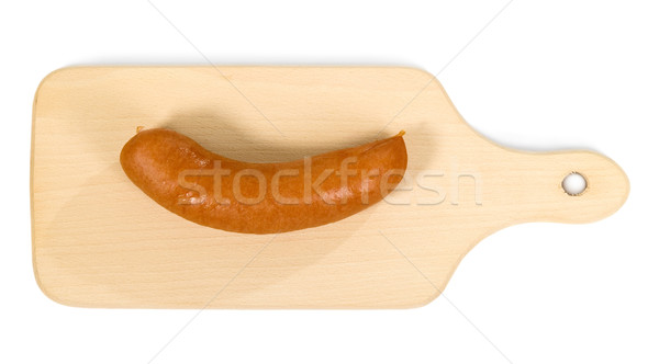 Thick sausage from meat Stock photo © carenas1