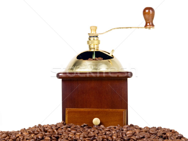 Coffee grinder in wooden case Stock photo © carenas1