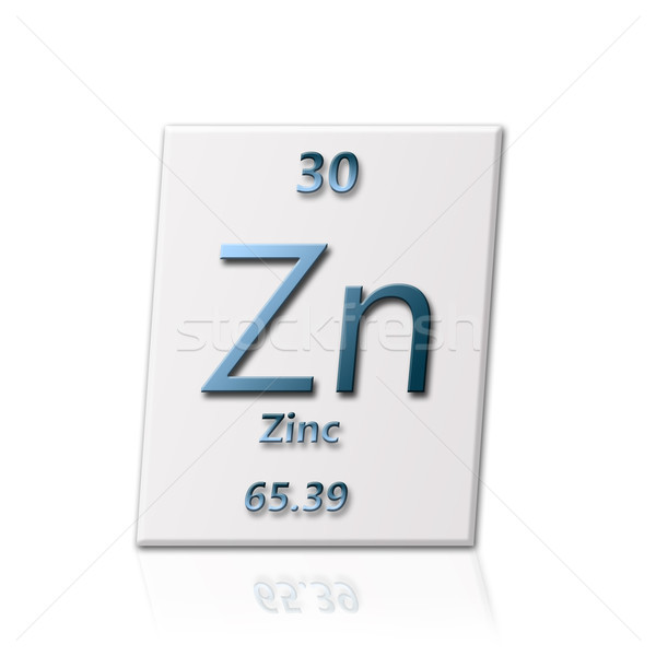 Chemische element zink alle informatie school Stockfoto © carenas1