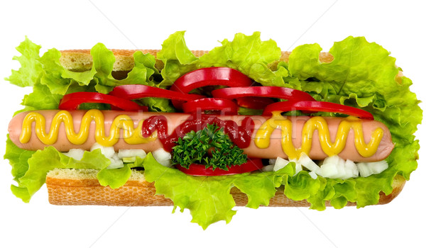 Tasty hot dog, food Stock photo © carenas1