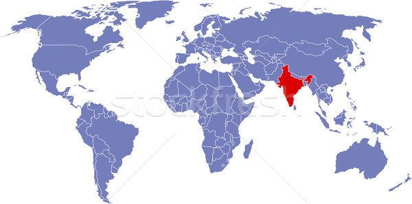 Globale kaart wereld abstract achtergrond aarde Stockfoto © carenas1