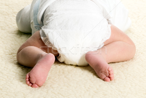 Baby boy is lying with diapers Stock photo © carenas1