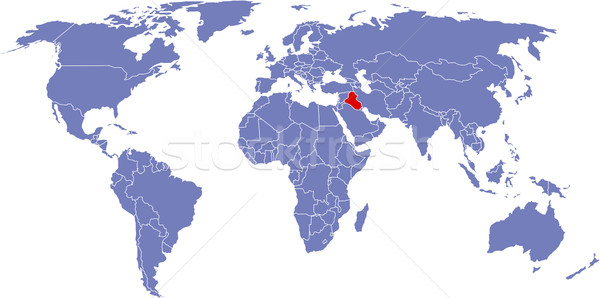グローバル 地図 世界 イラク 背景 地球 ストックフォト © carenas1