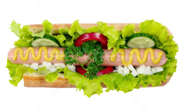 Tasty hot dog, food Stock photo © carenas1