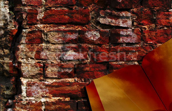 Livre grunge antique mur noir [[stock_photo]] © carenas1