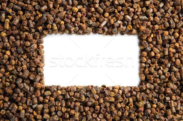 Propolis granules, bee product, frame composition Stock photo © carenas1