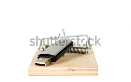 A mouse trap with cheese Stock photo © carenas1