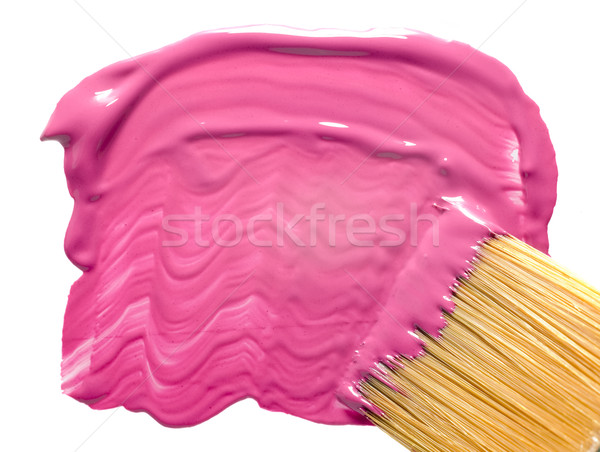 Paintbrush and stain Stock photo © carenas1