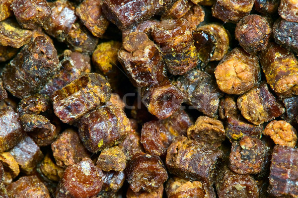 Propolis granules texture, bee product Stock photo © carenas1