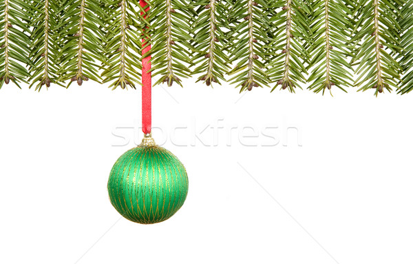 Tak christmas decoraties felicitatie kaart Stockfoto © carenas1
