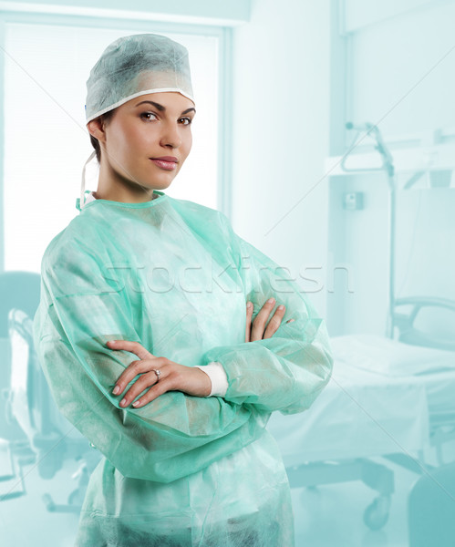 nurse in surgery dress Stock photo © carlodapino