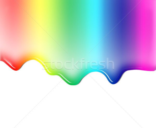 Stock photo: liquid colors