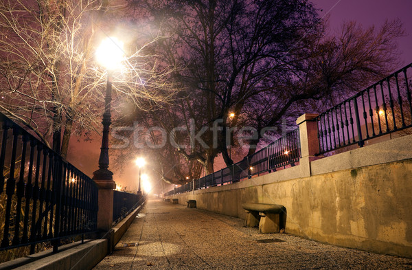 Night cityscpe Stock photo © carloscastilla