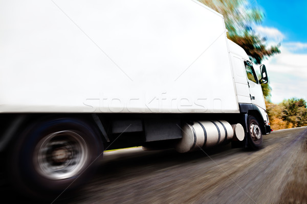 Truck and road Stock photo © carloscastilla