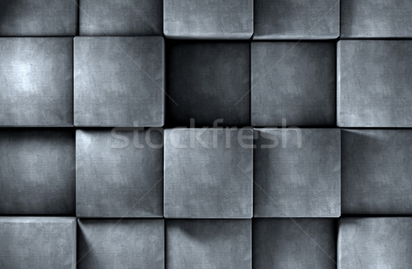 Cement blokken abstract grijs textuur bouw Stockfoto © carloscastilla