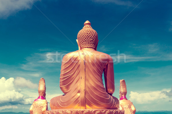Exotic travels and adventures .Thailand trip.Buddha and landmark Stock photo © carloscastilla