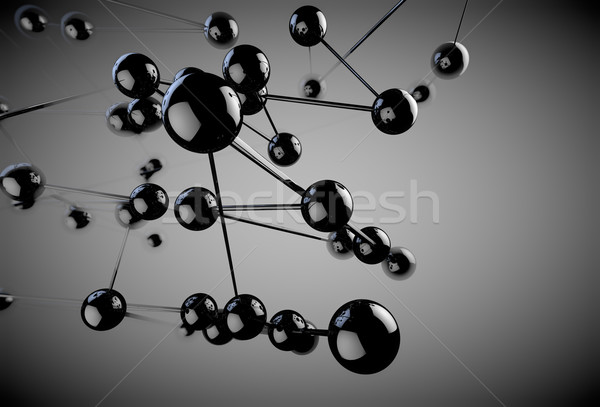 Partner abstract netwerken boom achtergrond vrienden Stockfoto © carloscastilla