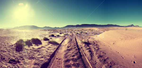 Scenic desert landscape.travel lifestyle Stock photo © carloscastilla