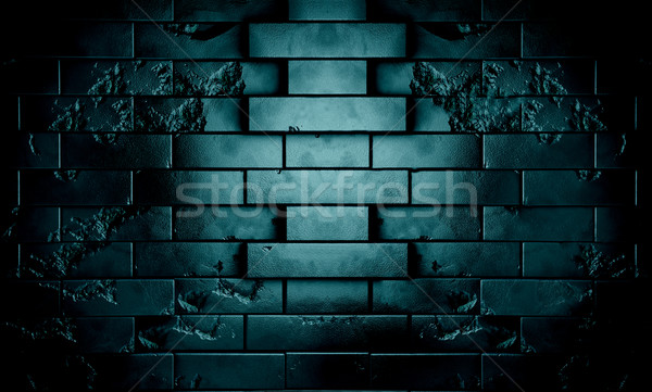 Dark brick wall Stock photo © carloscastilla