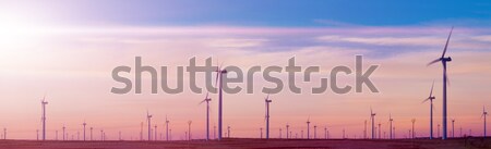  Wind Turbines landscape Stock photo © carloscastilla