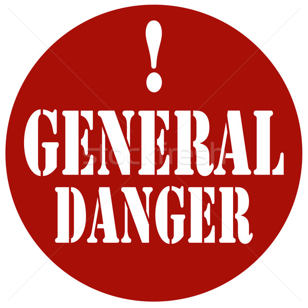 General Danger-stamp Stock photo © carmen2011