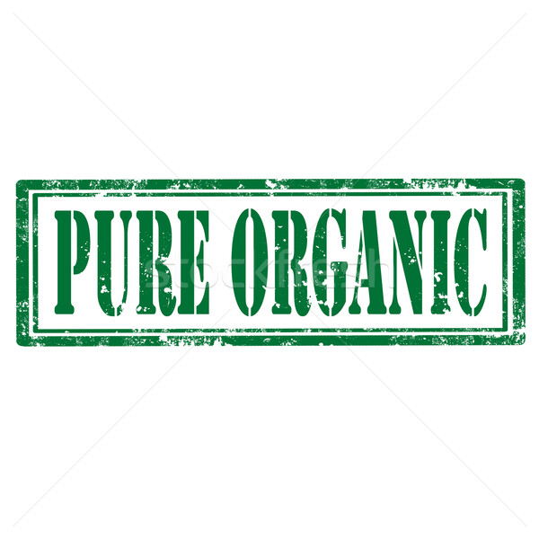 Pure Organic-stamp Stock photo © carmen2011