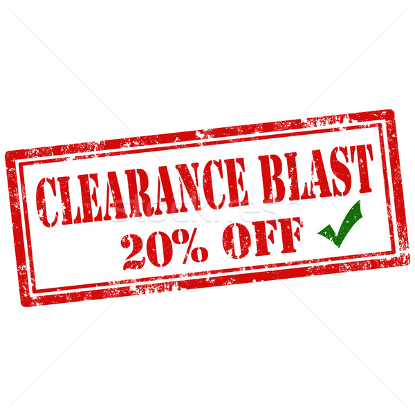 Clearance Blast-stamp Stock photo © carmen2011