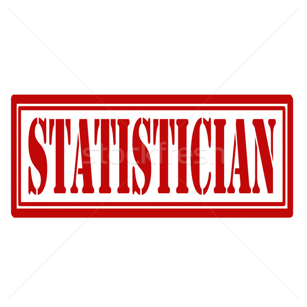 Statistician-stamp Stock photo © carmen2011