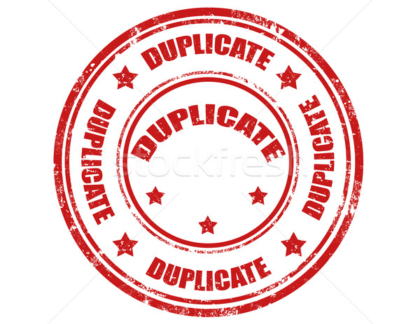 Duplicate-stamp Stock photo © carmen2011