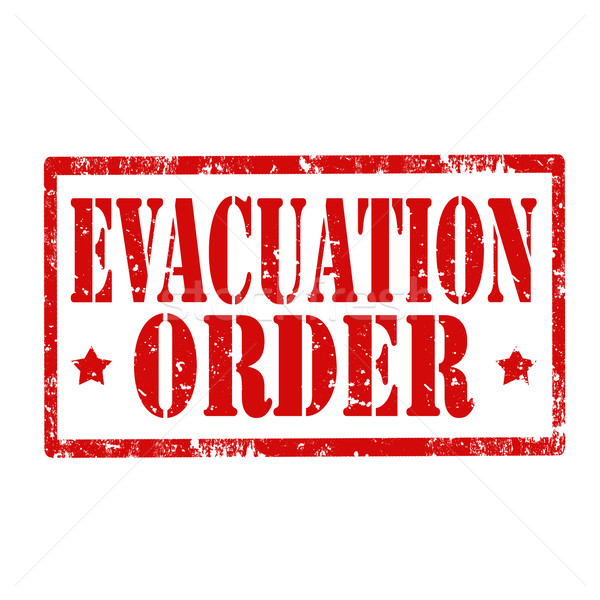 Evacuation Order-stamp Stock photo © carmen2011