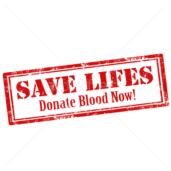 Save Life!-stamp Stock photo © carmen2011